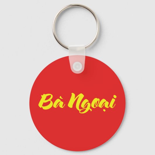 Vietnamees (moeder) grootmoeder - Bà Ngoi Sleutelhanger (Voorkant)