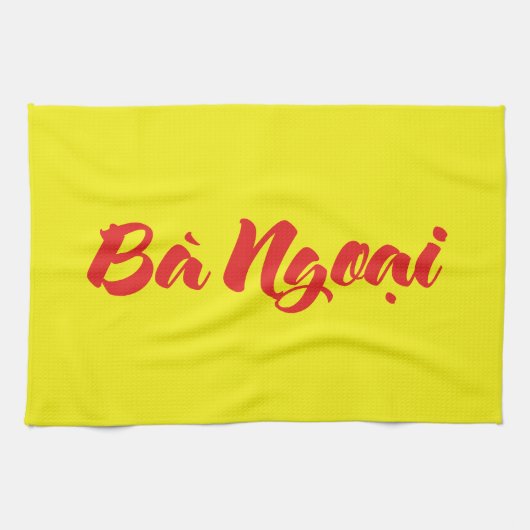 Vietnamees (moeder) grootmoeder - Bà Ngoi Theedoek (Horizontaal)