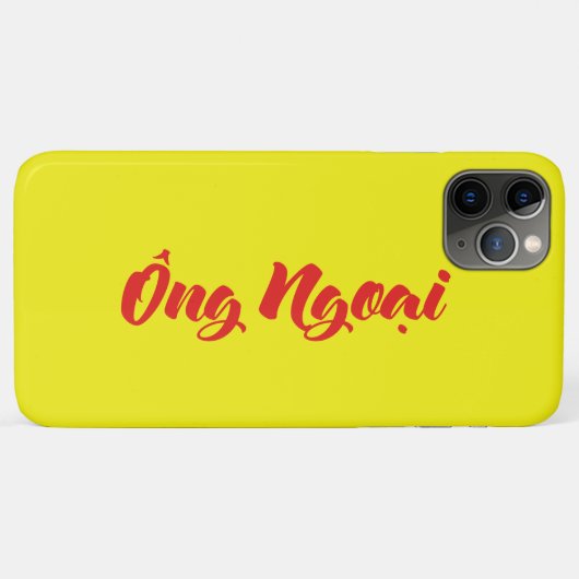 Vietnamees (moederlijk) grootvader - Ông Ngoi Case-Mate iPhone Case (Achterkant (horizontaal))