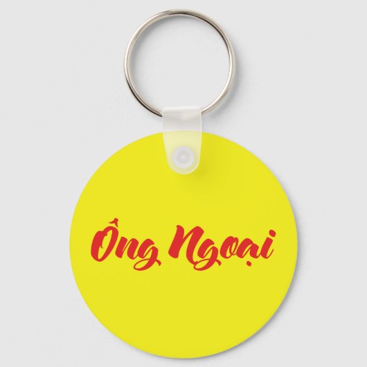 Vietnamees (moederlijk) grootvader - Ông Ngoi Sleutelhanger (Voorkant)