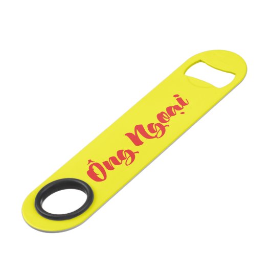 Vietnamees (moederlijk) grootvader - Ông Ngoi Speed Flessenopener (Achterkant Gekanteld)