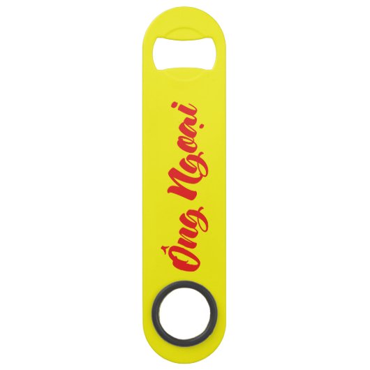 Vietnamees (moederlijk) grootvader - Ông Ngoi Speed Flessenopener (Voorkant)