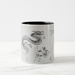 Vietnamees Origineel Drakenjaar 2024 2TM Tweekleurige Koffiemok