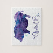 Vietnamees Potbellied Waterverf Design Legpuzzel (Verticaal)