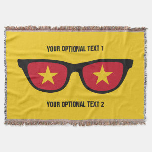 Vietnamees Shades, aangepast deken gooien