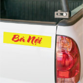 Vietnamees (vaderlijk) grootmoeder - Bà Nempli Bumpersticker (Op Truck)