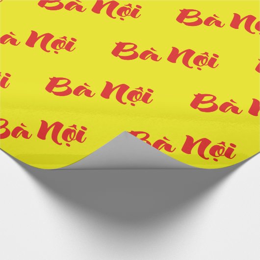 Vietnamees (vaderlijk) grootmoeder - Bà Nempli Cadeaupapier (Hoek)