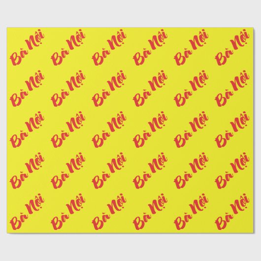 Vietnamees (vaderlijk) grootmoeder - Bà Nempli Cadeaupapier (Vlak)