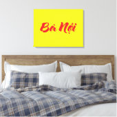 Vietnamees (vaderlijk) grootmoeder - Bà Nempli Canvas Afdruk (Insitu (Slaapkamer))