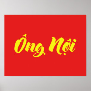 Vietnamees (vaderlijk) grootvader - Ông Nempli Poster