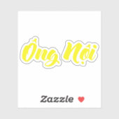 Vietnamees (vaderlijk) grootvader - Ông Nempli Sticker (Vel)