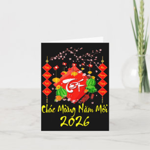 Vietnames Nieuwjaar 2026 Tet Viet Chuc Mung Kaart
