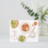 Vietnamese Briefkaart voor thuismaaltijden (Staand voorkant)
