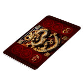 Vietnamese drums têt draak nieuwjaar scuptuur flM Magneet (Linkerzijde)