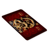 Vietnamese drums têt draak nieuwjaar scuptuur flM Magneet (Rechterzijde)