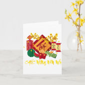 Vietnamese Lunar New Year 2026 Tet Viet Chuc Mung  Kaart (Gele Bloem)