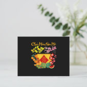 Vietnamese Lunar New Year - Tet 2023 Decoration Li Feestdagenkaart (Staand voorkant)