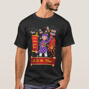 Vietnamese maan nieuwjaar 2025 Chuc Mung Nam Moi T-shirt