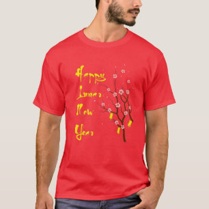 Vietnamese nieuwjaardevaluaties 2022 Happy Lunar T-shirt