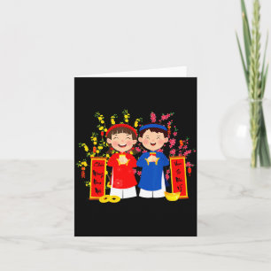 Vietnamese Nieuwjaarsdecoratie Chuc Mung Nam Moi T Kaart