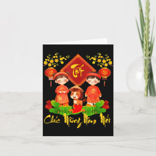 Vietnamese Nieuwjaarsdecoraties 2026 Tet Chuc Mung Kaart