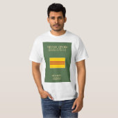 Vietnamese paspoort - vlag van Zuid-Vietnam T-shirt (Voorkant volledig)