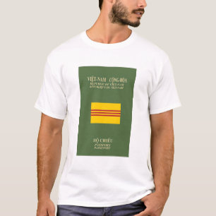 Vietnamese paspoort - vlag van Zuid-Vietnam T-shirt