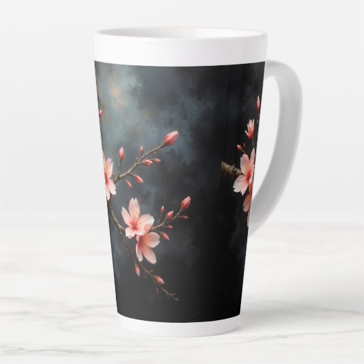 Vietnamese Peach Blossom Art Latte Mok (Rechterhoek)