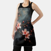 Vietnamese Peach Blossom Art Schort (Insitu)