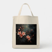 Vietnamese Peach Blossom Art Tote Bag (Achterkant)