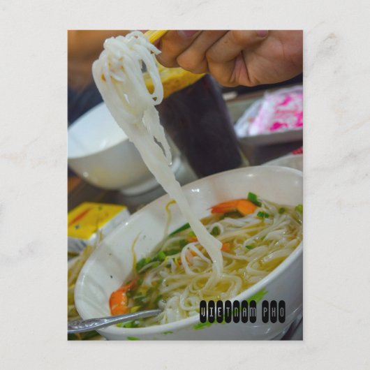 Vietnamese Pho Briefkaart (Voorkant)