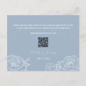 Vietnamese pioenensong Hy Wedding Thiệp Mời (Achterkant)