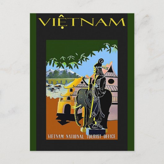 Vietnamese reisbureau voor toerisme Briefkaart (Voorkant)