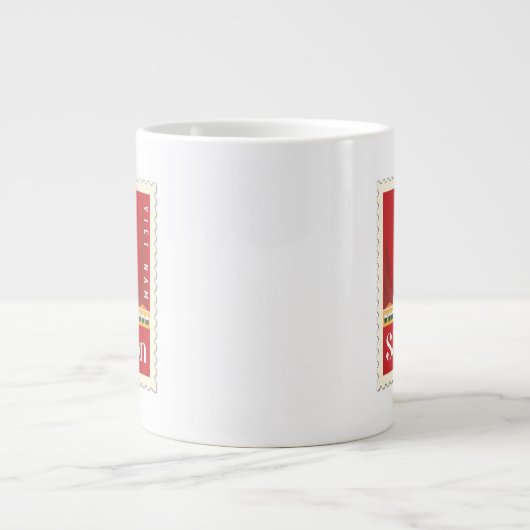 Vietnamese Saigon Stamp Printed Mug (Devant)