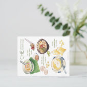 Vietnamese soep-Briefkaart Briefkaart (Staand voorkant)