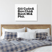 Vietnamese Street Food Canvas Afdruk (Insitu (Slaapkamer))