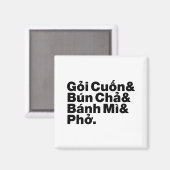 Vietnamese Street Food Magneet (Voorkant / Achterkant)