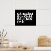 Vietnamese Street Food Poster (Keuken)
