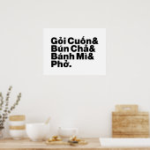 Vietnamese Street Food Poster (Keuken)