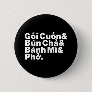 Vietnamese Street Food Ronde Button 5,7 Cm