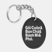 Vietnamese Street Food Sleutelhanger (Voorkant Links)