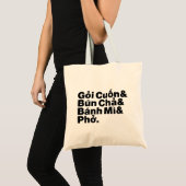 Vietnamese Street Food Tote Bag (Voorkant (product))