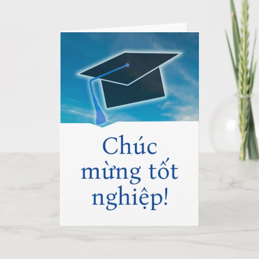 Vietnamese thiệp chúc mừng tốt nghiệp Afstuderen Kaart (Voorkant)