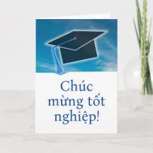 Vietnamese thiệp chúc mừng tốt nghiệp Afstuderen