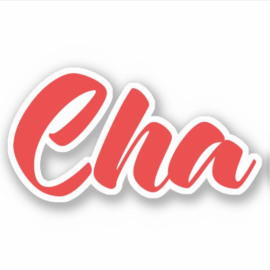 Vietnamese vader - Cha ~ Tiakng Vioottaal Sticker (Voorkant)