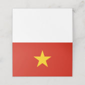 Vietnamese vlag (Buitenkant ongevouwen)