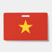 Vietnamese vlag badge (Achterkant)
