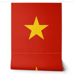 Vietnamese vlag behang