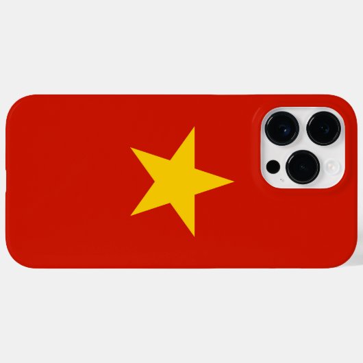 Vietnamese vlag Case-Mate iPhone case (Achterkant (horizontaal))
