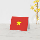 Vietnamese vlag kaart (Gele Bloem)
